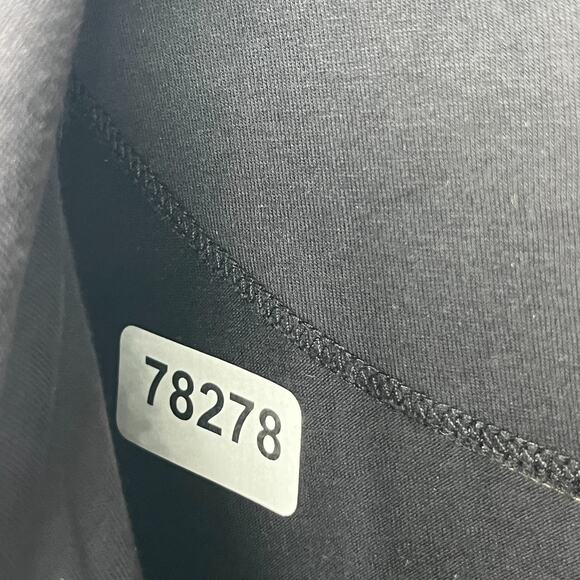 EILEEN FISHER Jacket PP Organic Cotton Stretch Jersey Track Full Zip Black USA - Picture 12 of 12